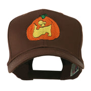 Funny Big Jack O Lantern Embroidered Cap