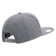 Licensed US Navy Seabees Embroidered Flexfit Snapback Style Cap - Dk-Grey OSFM