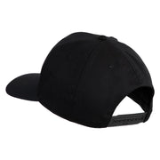 USA Green Flag Marines Patched Solid Cotton Twill Pro Style Cap - Black OSFM
