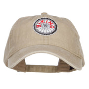 Biking Outdoor Patched Washed Cap