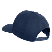 USA Green Flag Marines Patched Solid Cotton Twill Pro Style Cap - Navy OSFM