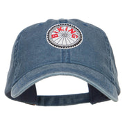 Biking Outdoor Patched Washed Cap