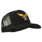 12th Air Force Badge Embroidered Mesh Cap