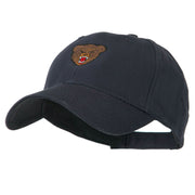 Bear Head Mascot Embroidered Cap