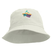 Mardi Gras Double Drum Embroidered Bucket Hat