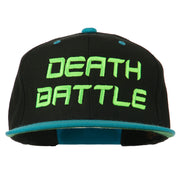 Halloween Death Battle Embroidered Snapback Cap