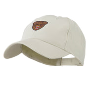 Bear Head Mascot Embroidered Cap