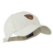 Bear Head Mascot Embroidered Cap