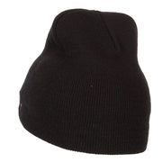 Bad Hair Day Embroidered Knitted Short Beanie