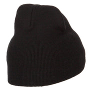 Bad Hair Day Embroidered Knitted Short Beanie