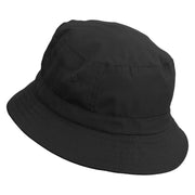 Mardi Gras Double Drum Embroidered Bucket Hat - Black OSFM