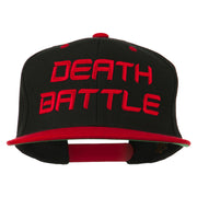 Halloween Death Battle Embroidered Snapback Cap