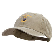 Silver US Coast Guard Cotton Twill Premium Pigment Dyed Cap - Khaki OSFM