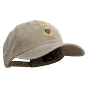 Silver US Coast Guard Cotton Twill Premium Pigment Dyed Cap - Khaki OSFM