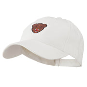 Bear Head Mascot Embroidered Cap