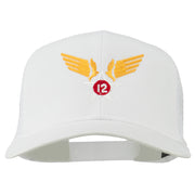 12th Air Force Badge Embroidered Mesh Cap