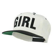 Flat Bill Hip Hop Casual Girl Embroidered Cap