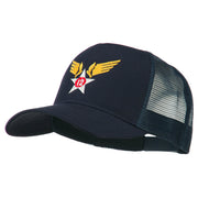 12th Air Force Badge Embroidered Mesh Cap