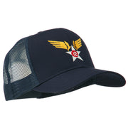 12th Air Force Badge Embroidered Mesh Cap