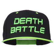 Halloween Death Battle Embroidered Snapback Cap