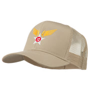 12th Air Force Badge Embroidered Mesh Cap