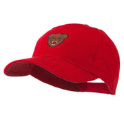 Bear Head Mascot Embroidered Cap