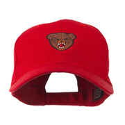 Bear Head Mascot Embroidered Cap