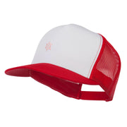 Tiny Nautical Wheel Iron On Patched Classic Trucker Cap