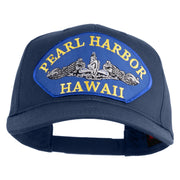 Pearl Harbor Hawaii Submarine Blue Patched Solid Cotton Twill Pro Style Cap - Navy OSFM