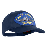 Pearl Harbor Hawaii Submarine Blue Patched Solid Cotton Twill Pro Style Cap - Navy OSFM