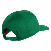 Marine Mustang Black Patched Solid Cotton Twill Pro Style Cap - Kelly OSFM