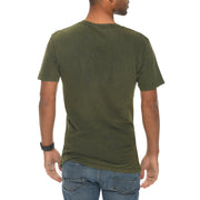 Daddy Bruh Unisex Ring Spun Cotton Vintage Short Sleeve Crewneck Tee Shirt - Vintage-Olive XS