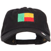 Benin Flag Embroidered Unstructured Cap