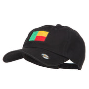 Benin Flag Embroidered Unstructured Cap