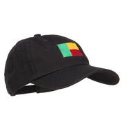 Benin Flag Embroidered Unstructured Cap