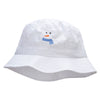 Simplified Snowman Embroidered Bucket Hat