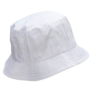 Simplified Snowman Embroidered Bucket Hat