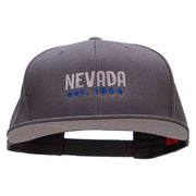 Nevada Year Established Embroidered Prostyle Snapback - Charcoal OSFM