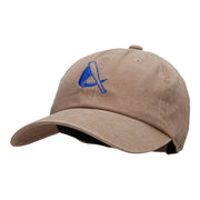 Bat Swing Logo Embroidered Unstructured Cotton Twill Cap