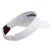 Plant A Tree Embroidered Cotton Twill Sun Visor - White OSFM