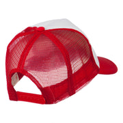 Scribe Smile Face Embroidered Foam Mesh Back Cap