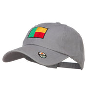 Benin Flag Embroidered Unstructured Cap