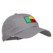 Benin Flag Embroidered Unstructured Cap