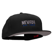 Nevada Year Established Embroidered Prostyle Snapback - Black OSFM