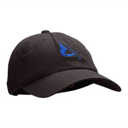 Bat Swing Logo Embroidered Unstructured Cotton Twill Cap