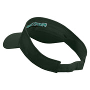 Plant A Tree Embroidered Cotton Twill Sun Visor - Dk-Green OSFM