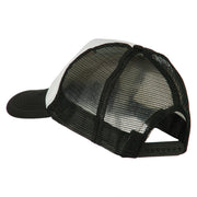 Scribe Smile Face Embroidered Foam Mesh Back Cap