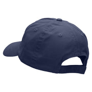 Happy Dad and Children Embroidered Low Profile Dyed Cotton Twill Cap - Navy OSFM