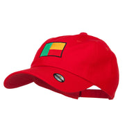 Benin Flag Embroidered Unstructured Cap