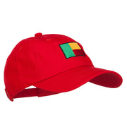 Benin Flag Embroidered Unstructured Cap